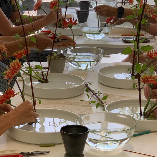 Sogetsu Ikebana Workshops at Kapenaker Flower Farm