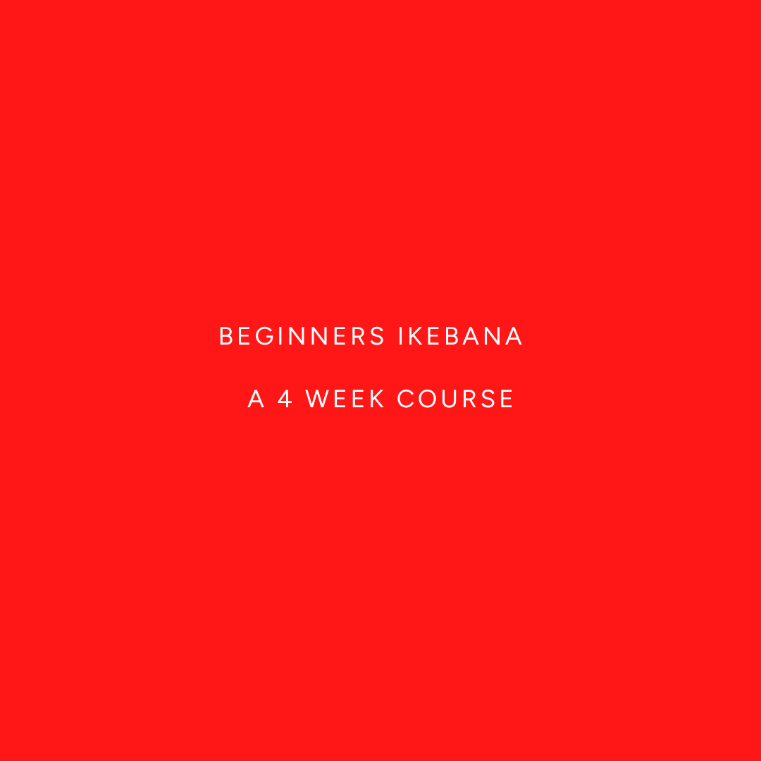 Beginners Ikebana: A 4 Week Online Course