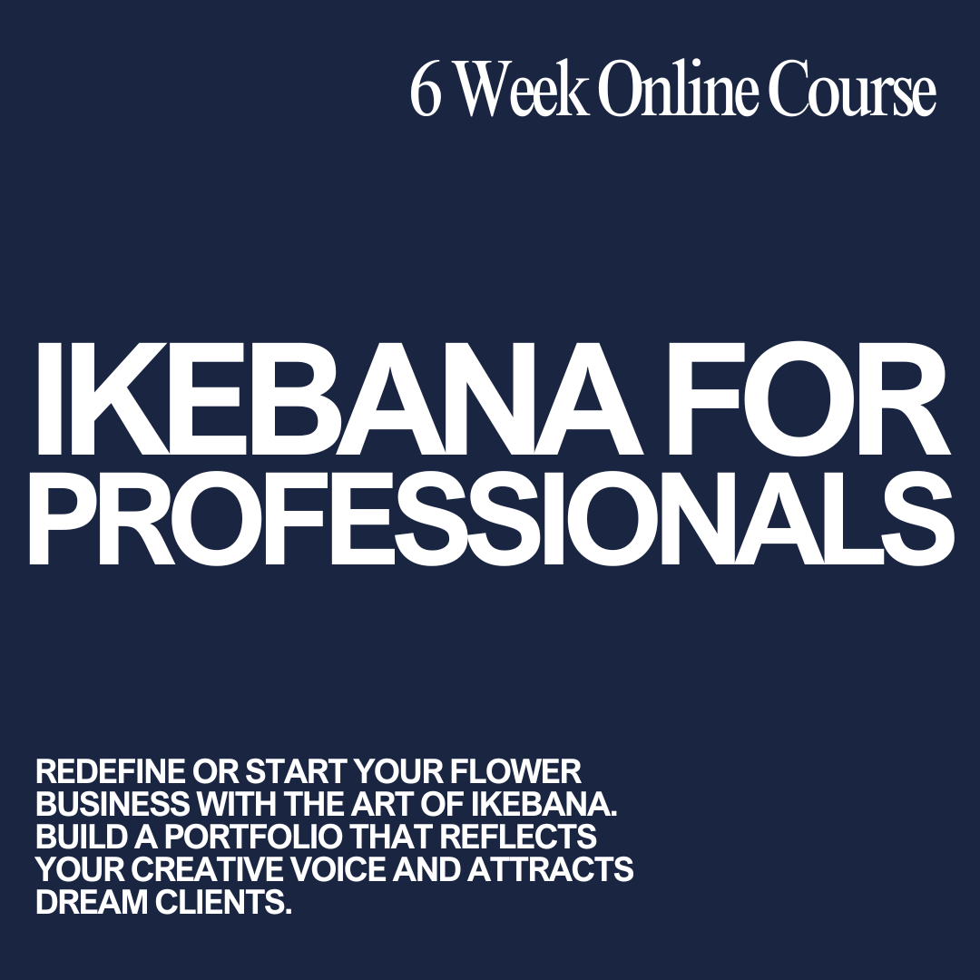 Ikebana for Professionals - 6 Week Course - September 2025