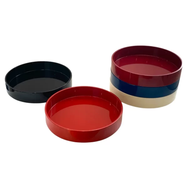 Plastic Suiban – Basic Round Ikebana Moribana Vase - Image 3